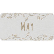 Toolbox Calendar- May Floral Date Tag 02