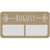 Toolbox Calendar- August Date Tag 01