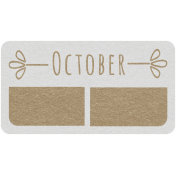 Toolbox Calendar- October Date Tag 02