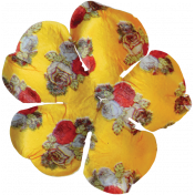 Slice of Summer- Yellow Paper Flower