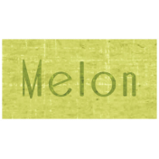 Slice of Summer- Melon Word Art