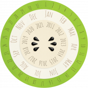 Apple Crisp- Green Date Wheel
