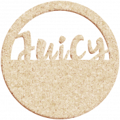 Apple Crisp- Juicy Cork Wordart