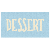 Apple Crisp- Dessert Word Art