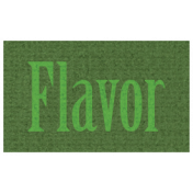 Apple Crisp- Flavor Word Art