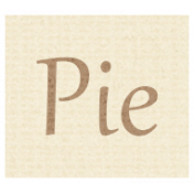 Apple Crisp- Pie Word Art