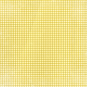 Apple Crisp- Dark Yellow Gingham Paper 