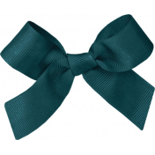Day of Thanks- Dark Teal Bow
