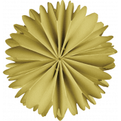 Day of Thanks- Yellow Accordion Flower