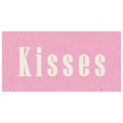 Day of Thanks- Kisses Word Art