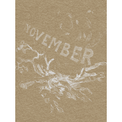 Toolbox Journal Cards Vintage Month- November 01