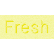 New Day- Fresh Word Art