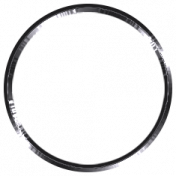 Toolbox Alphabet Bingo Chip Ring- Medium Dark Silver Metal Ring
