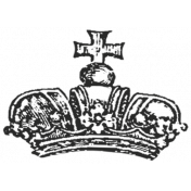 Crown Stamp Template 024