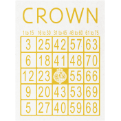 All the Princesses- Crown Bingo Card