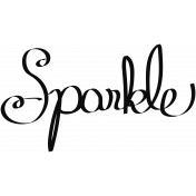 All the Princesses- Sparkle Calligraphy Word Art