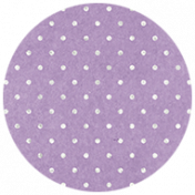 All the Princesses- Purple Dotted Brad Disk