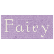 All the Princess- Fairy Word Art