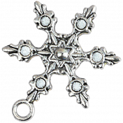 Snow & Snuggles- Snowflake Charm