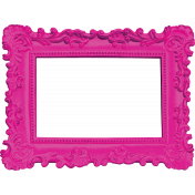 Snow & Snuggles- Pink Frame