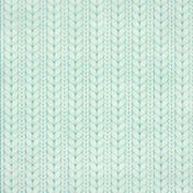 Snow & Snuggles- Teal Knit Paper