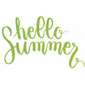 Unwind- Hello Summer Word Art