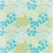 April Showers – Mint Floral Paper