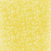 April Showers – Yellow Damask Paper