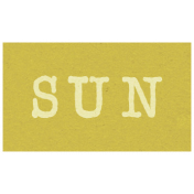 April Showers- Sun Word Art