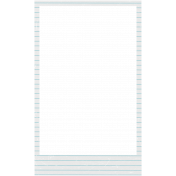April Showers- Notebook Paper Frame