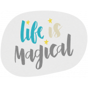 April Showers- Life is Magical Word Art
