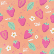 Summer Fun- Strawberry Paper