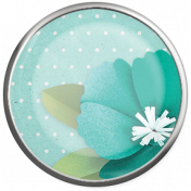 Through Thick & Thin- Teal Flower Brad 01