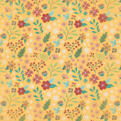 Through Thick & Thin – Yellow Floral Paper 