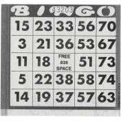 Bingo Card Template 008