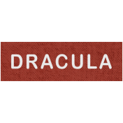 In The Moonlight- Dracula Word Art