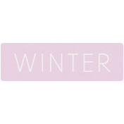 Chilled- Winter Word Art