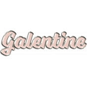 Galentine's Day- Word Art
