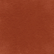 Fall Into Autumn- Dark Orange Embossed Paper