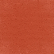 Fall Into Autumn- Medium Orange Embossed Paper