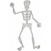 Chills & Thrills- Skeleton Doodle