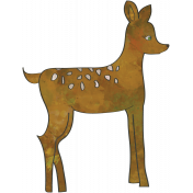 Woodland Winter- Fawn Doodle