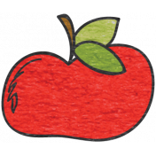 Look, A Book!- Red Apple Doodle