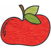 Look, A Book!- Red Apple Doodle