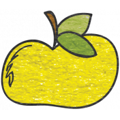 Look, A Book!- Yellow Apple Doodle