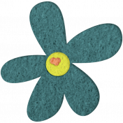 Good Day- Felt Flower Doodle 3