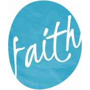 Reflections of Strength- Faith Word Dot