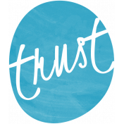 Reflections of Strength- Trust Word Dot