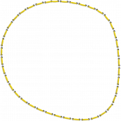 Reflections of Strength- Yellow Stitched Circle