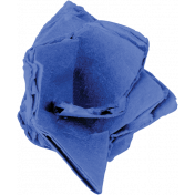 Reflections of Strength- Blue Cardboard Flower